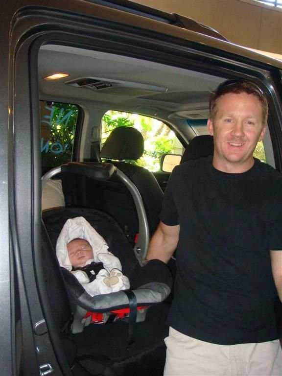 Daddy & Trey - 1st Car Ride